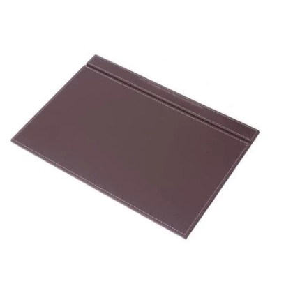 Picture Openable desk pad in brown or black
