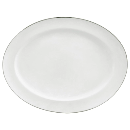 Zdjęcie Owalny półmisek 39 cm z porcelany - Porcel