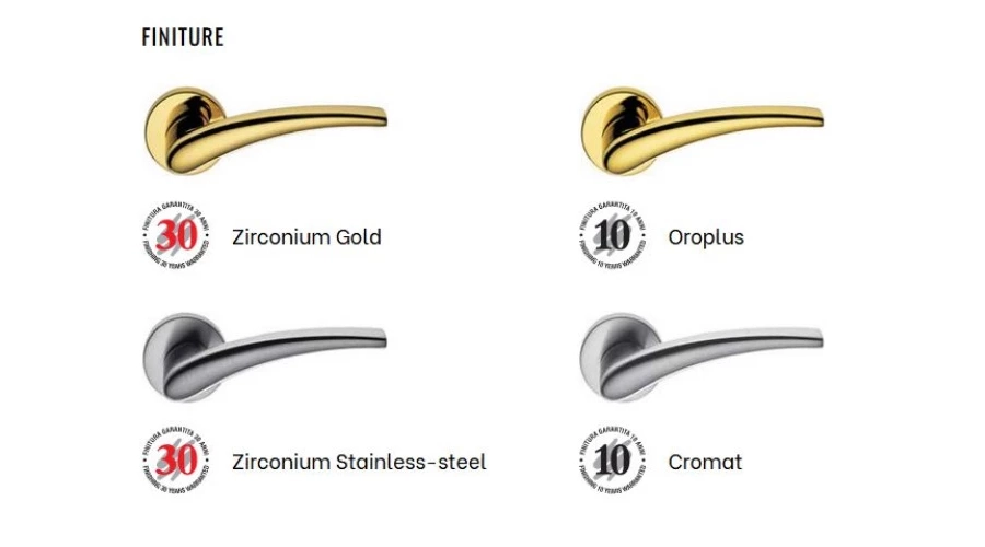 picture 5 Blazer handle in 4 door finishing options