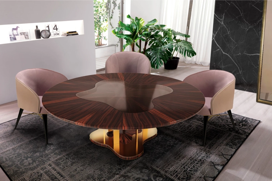 picture 5 Timeless dining table - high gloss finish - Malabar