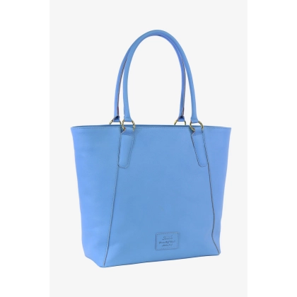 Zdjęcie Klasyczna skórzana torebka typu shopper dla kobiety - Terrida