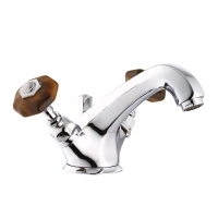 Picture Single-hole faucet with automatic drain and ceramic cartridge - Officina Nicolazzi