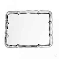 Picture Bandeja Settecento plateada 40×32 cm con forma original - Zaramella Argenti