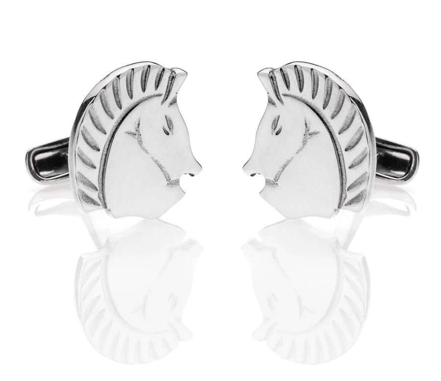picture 1 Silver "Horse" cufflinks - Pampaloni