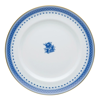Zdjęcie Klasyczny porcelanowy talerz deserowy Cozinha Velha z drobnym motywem kwiatowym - Vista Alegre