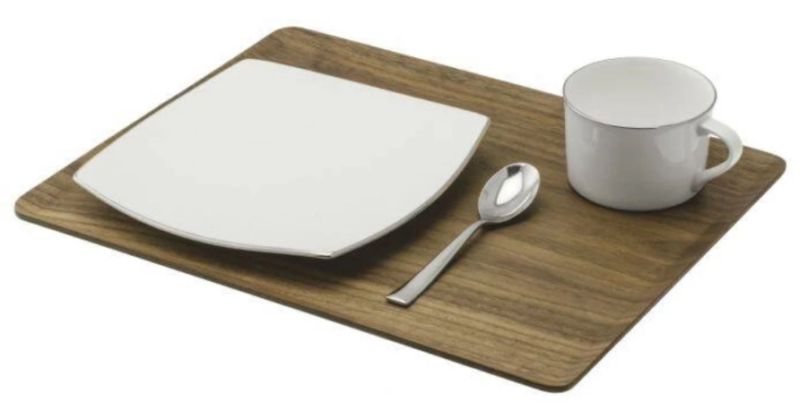 picture 1 Light walnut serving tray