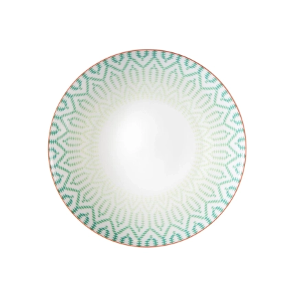 Zdjęcie Porcelanowy talerz obiadowy Fiji z geometrycznym motywem - Vista Alegre