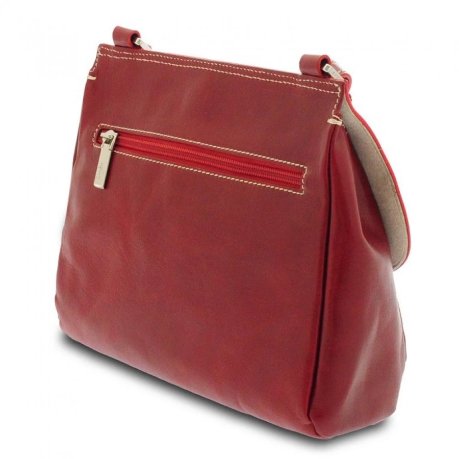 picture 2 Italian red leather handbag - Giudi