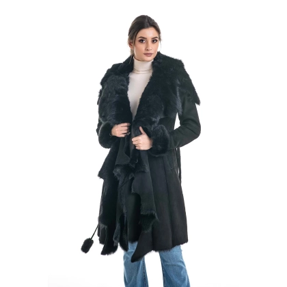 Picture Stylish coat made of Tuscan lamb fur - A&A Vesa