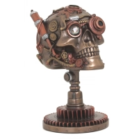 Bild Steampunk-Totenkopf - Schreibtisch- oder Tischdekoration