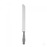 Picture Stylish silver bread knife - Zaramella Argenti