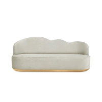 Picture Exclusive beige cloud sofa for children
