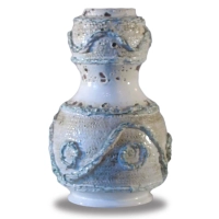 Picture Lamp base/Ceramic vase from the 1950s
