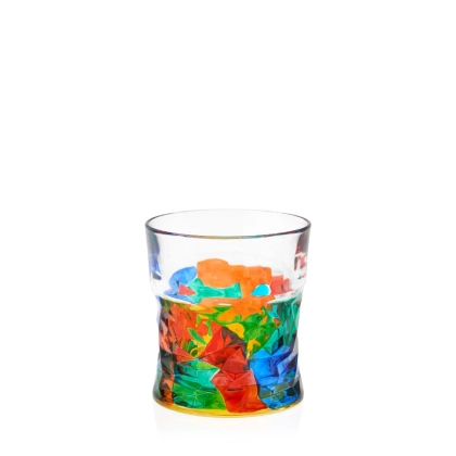 Zdjęcie Kolorowy komplet 6 szklanek do degustacji wody (330 ml)