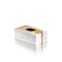 Picture Marble tissue box for a luxurious bathroom – Il Paralume Marina