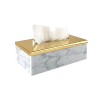 Picture Stylish rectangular tissue container for an elegant bathroom – 3SC