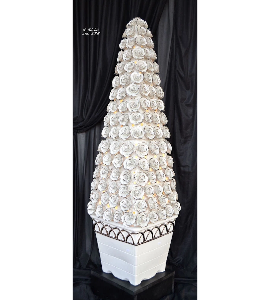 picture 1 Large ceramic pyramid lamp